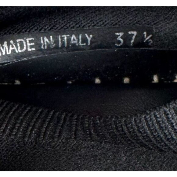 Prada Cloth Sock Style Espadrille Slip On Shoes in Black - Picture 2 of 6